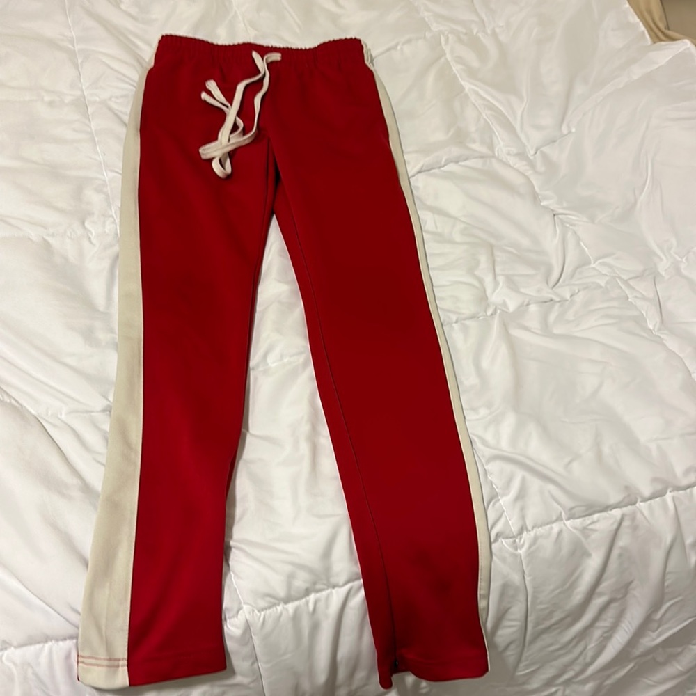 Red EPTM track pants